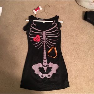 Skelton or Anna Rexia Halloween costume